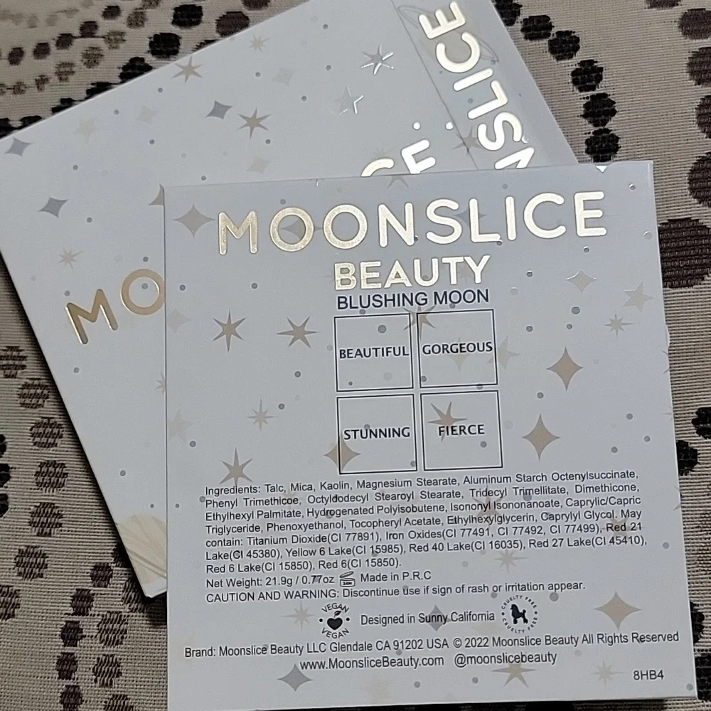 MOONSLICE BEAUTY Blushing Moon Blush Palette 21g